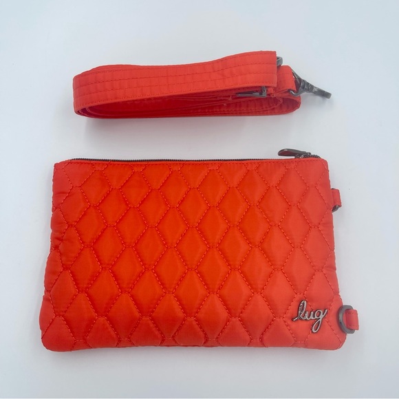 lug Handbags - Lug Peekaboo Crossbody Bag w/ Crossbody Strap - Papaya EUC
